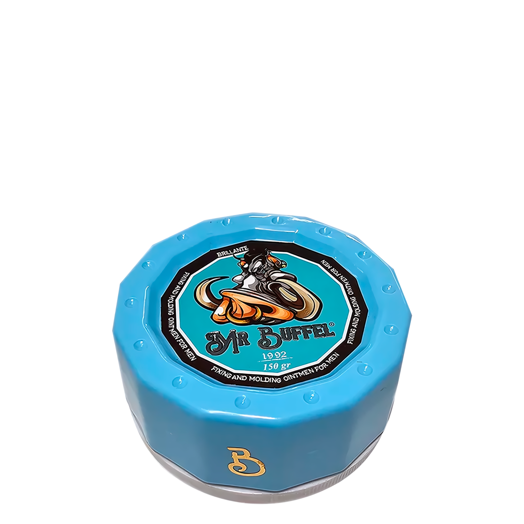 Cera Mr. Buffel Brillante Sandia Grande 150gr (Azul)