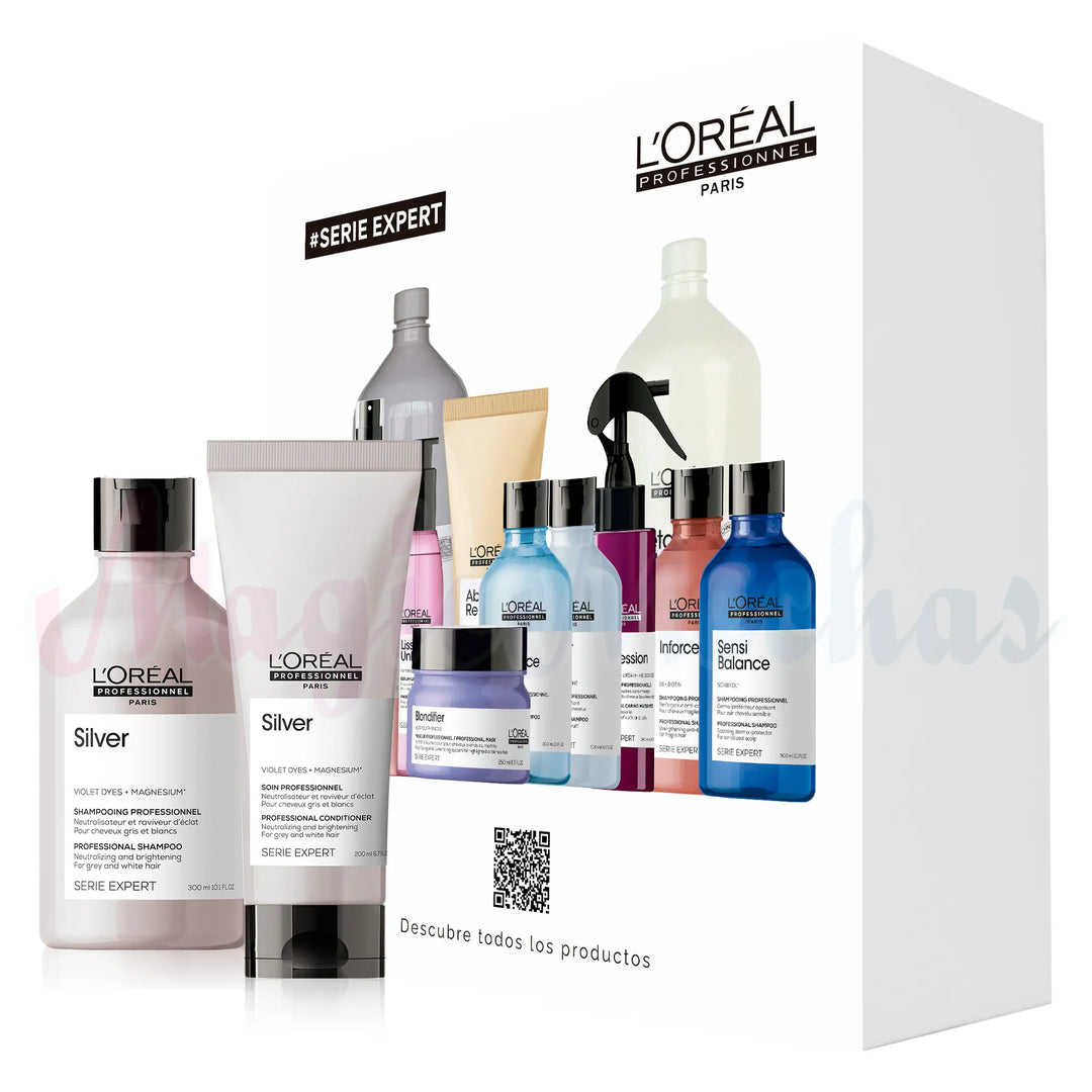 Kit Serie Expert Silver Shampoo + Acondicionador Loreal Profesional