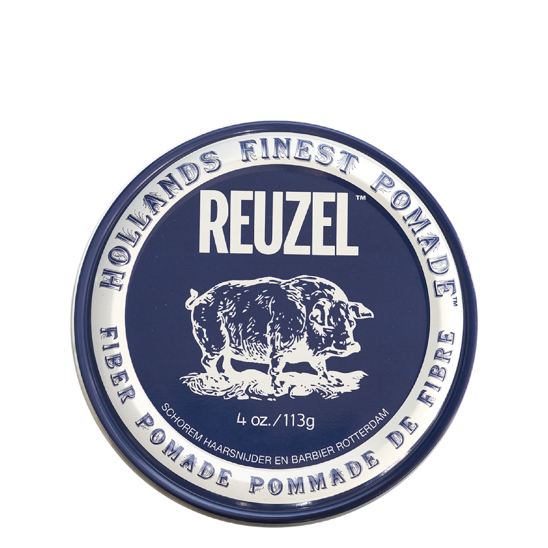 Cera Reuzel Fibre Pomade Azul Oscuro 113gr Reuzel