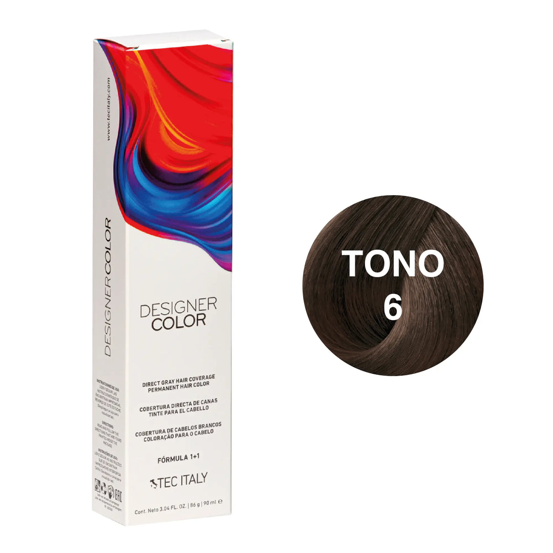 Tinte Tec Italy Designer Color 6 Rubio Oscuro Tec Italy