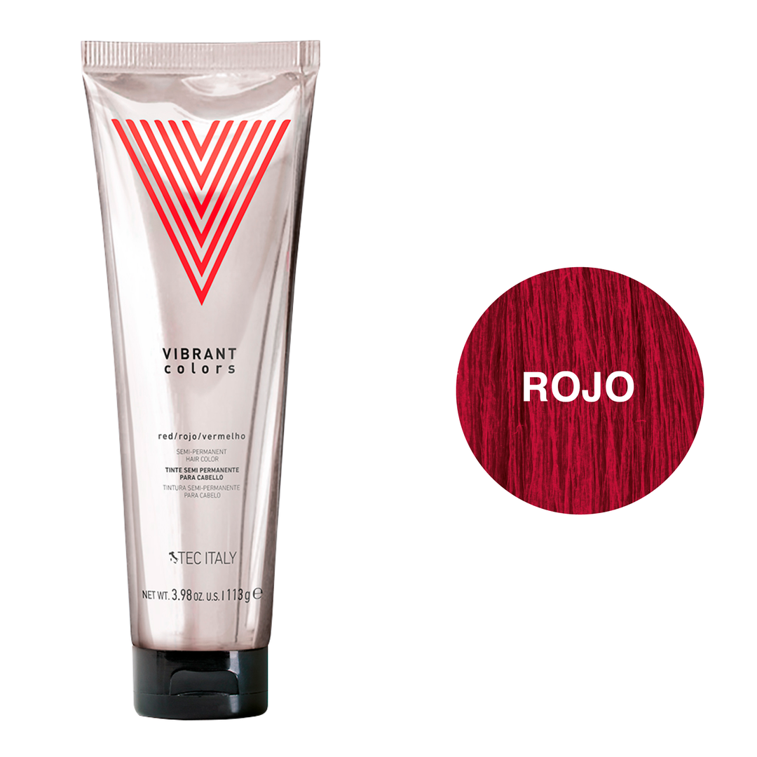 Tec Italy Vibrant Colors Tinte Rojo 113g Tec Italy