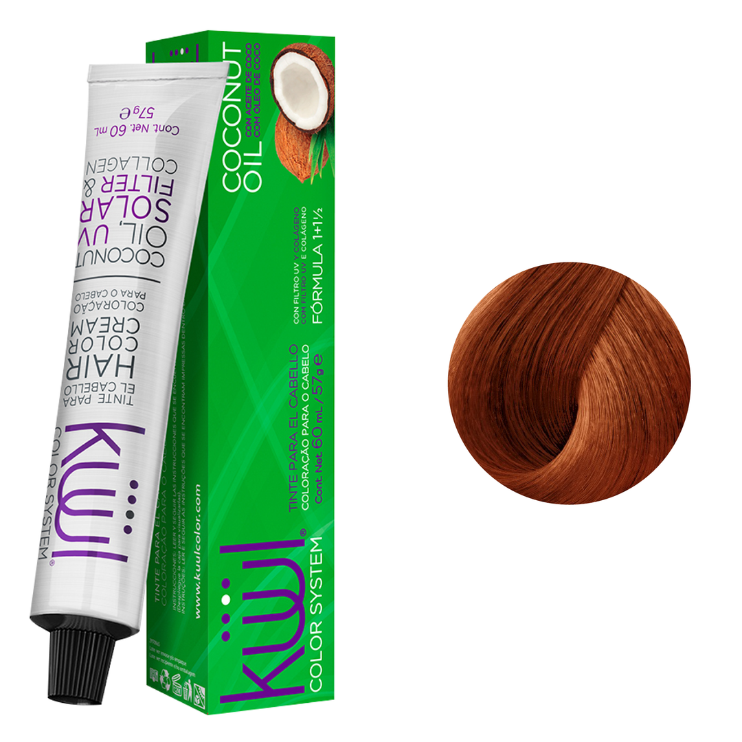 Tinte Kuul 7.44 Rubio Cobrizo Intenso 60ml