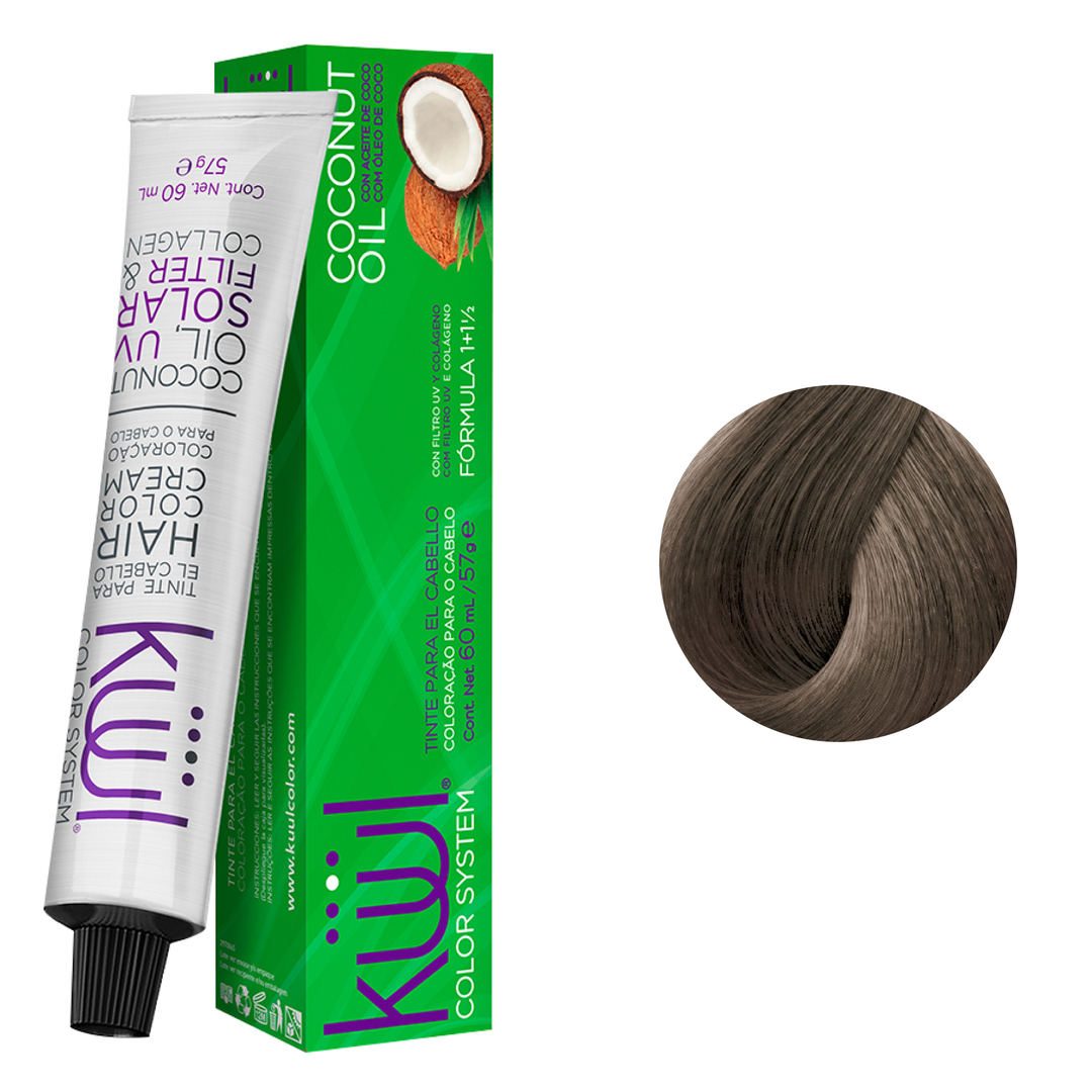 Tinte Kuul 8.1 Rubios Claro Cenizo 60ml