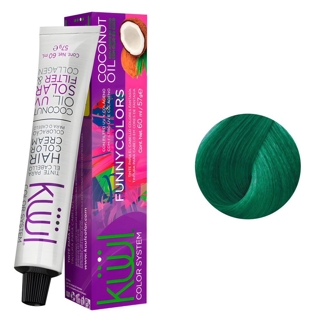 Tinte Kuul Funny Color Verde 60 ml