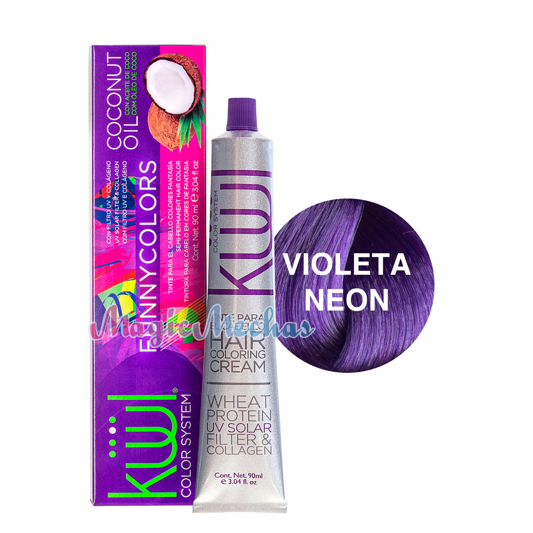Tinte Kuul Funny Color Violeta Neon 90ml Kuul
