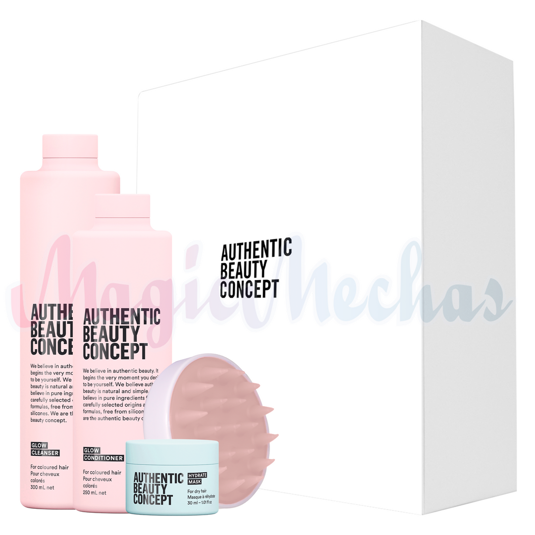 Kit Authentic Beauty Concept Glow Shampoo + Acondicionador + Obsequios Authentic Beauty Concept