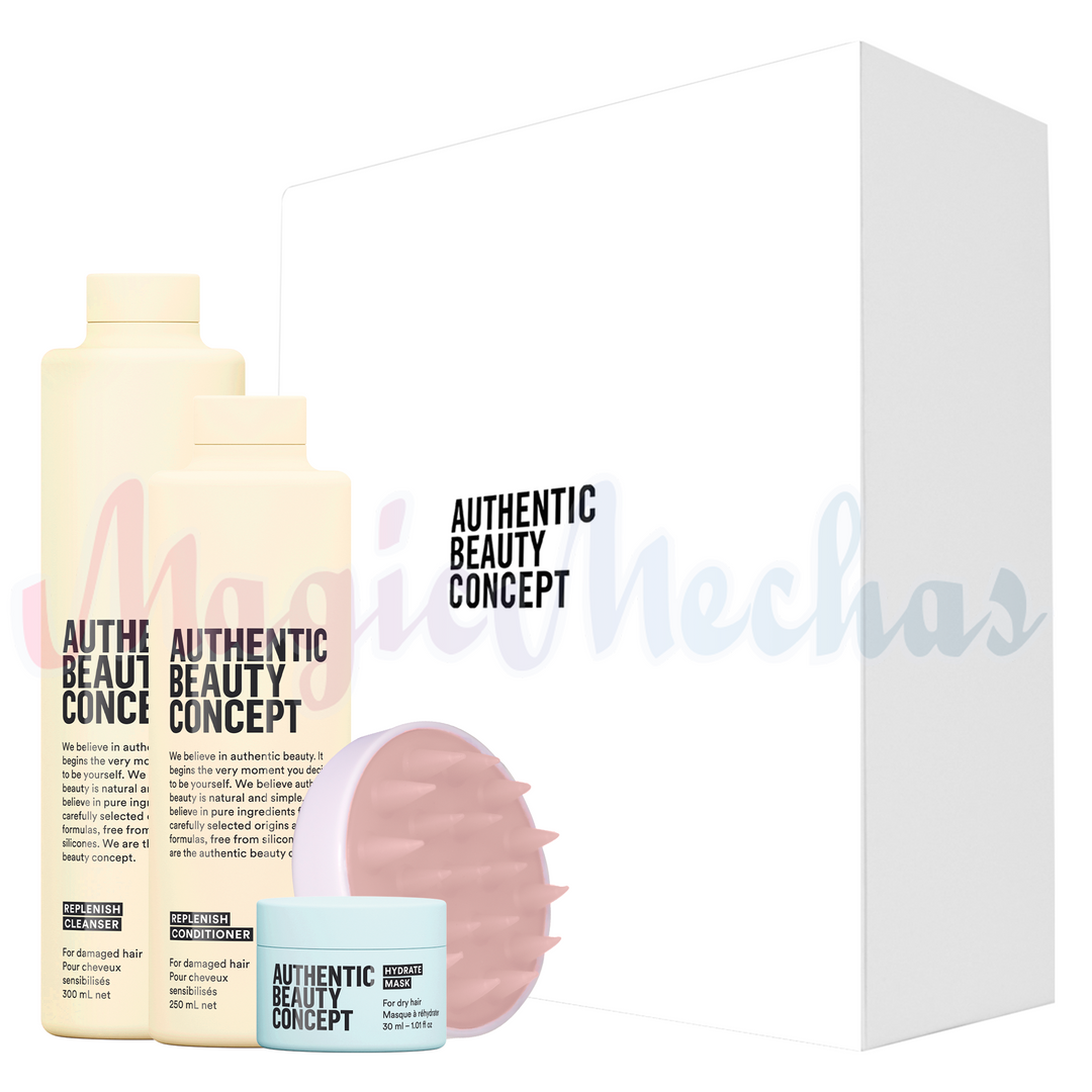 Kit Authentic Beauty Concept Replenish Shampoo + Acondicionador + Obsequio. Authentic Beauty Concept