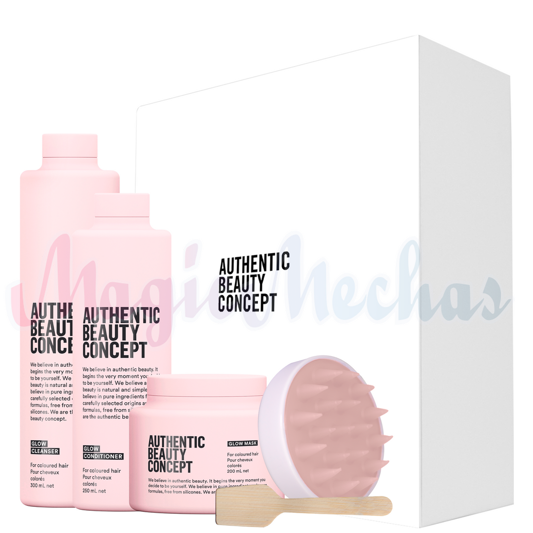 Kit Authentic Beauty Concept Glow Shampoo + Acondicionador + Mascarilla + Obsequios Authentic Beauty Concept