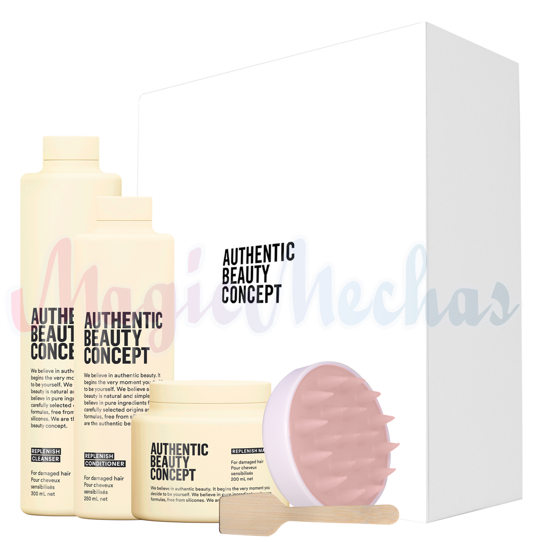 Kit Authentic Beauty Concept Replenish Shampoo + Acondicionador + Mascarilla + Obsequio. Authentic Beauty Concept