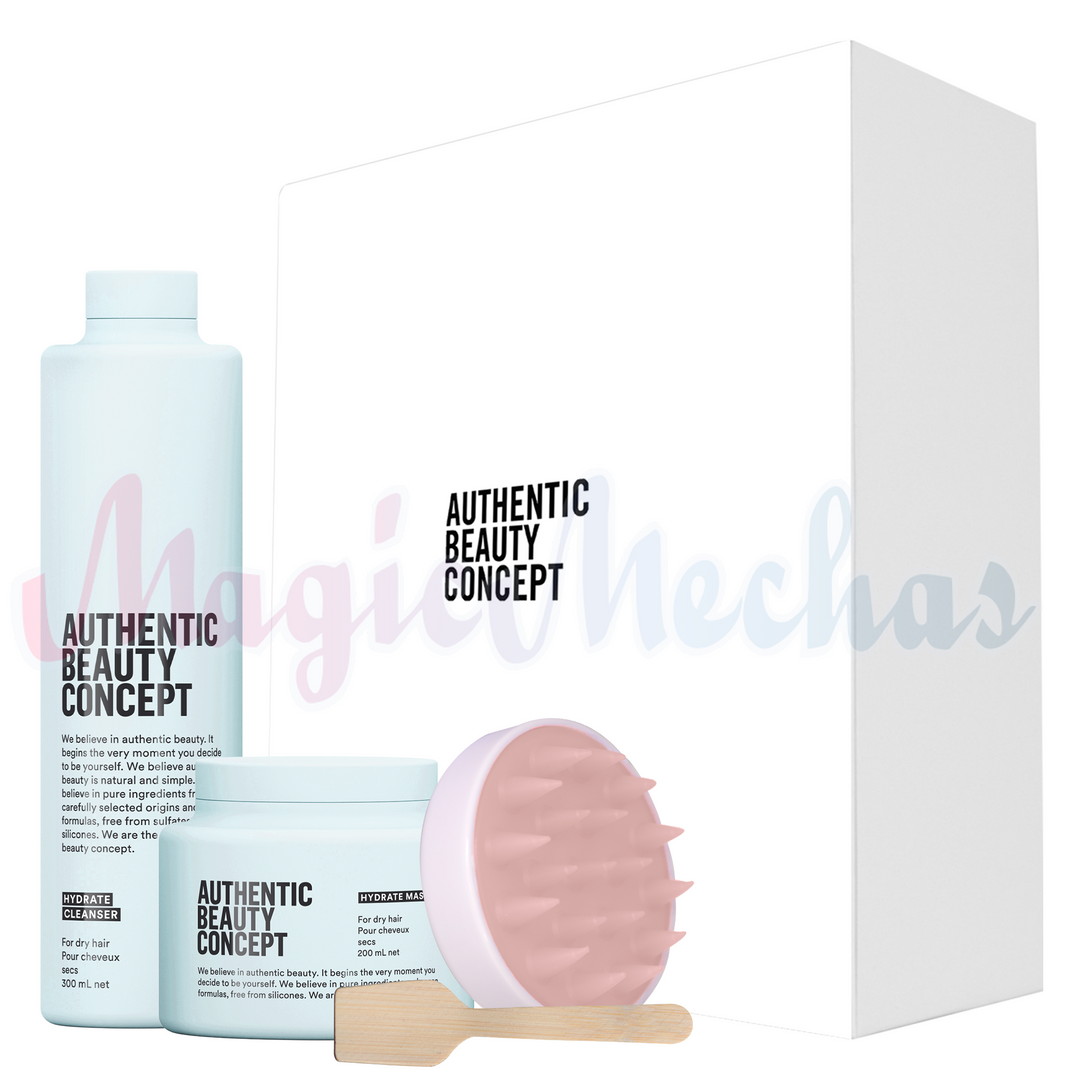 Kit Authentic Beauty Concept Hydrate Shampoo + Mascarilla + Obsequios. Authentic Beauty Concept