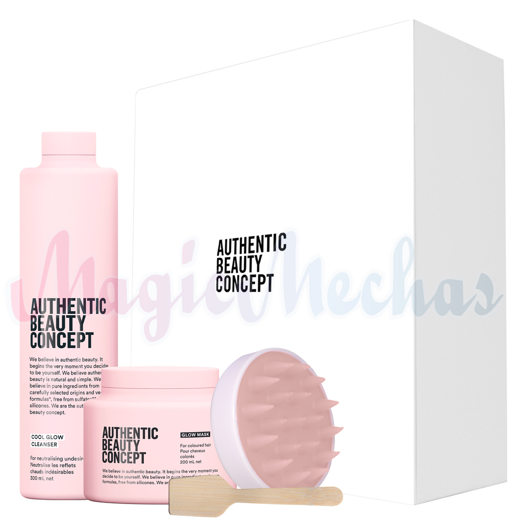 Kit Authentic Beauty Concept Glow Shampoo Cool + Mascarilla + Obsequios Authentic Beauty Concept