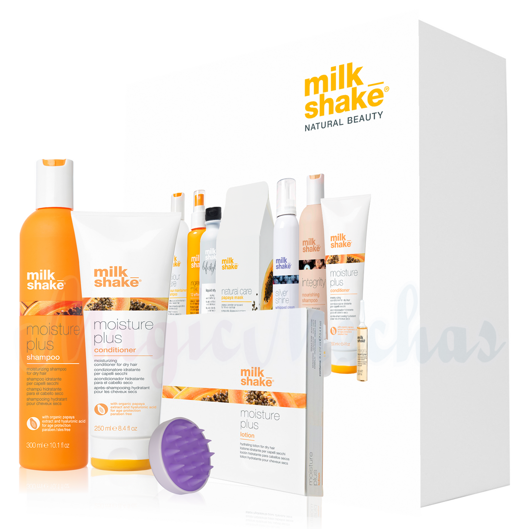 Kit Milk Shake Moisture Plus Shampoo + Acondicionador + Ampolletas Milk Shake
