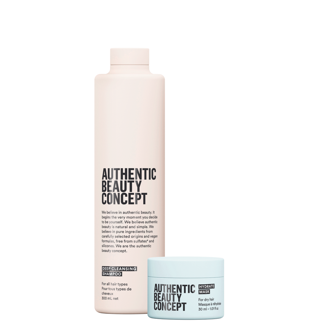 Authentic Beauty Concept All Hair and Scalp Types Deep Cleansing Shampoo 300ml + Obsequio Authentic Beauty Concept