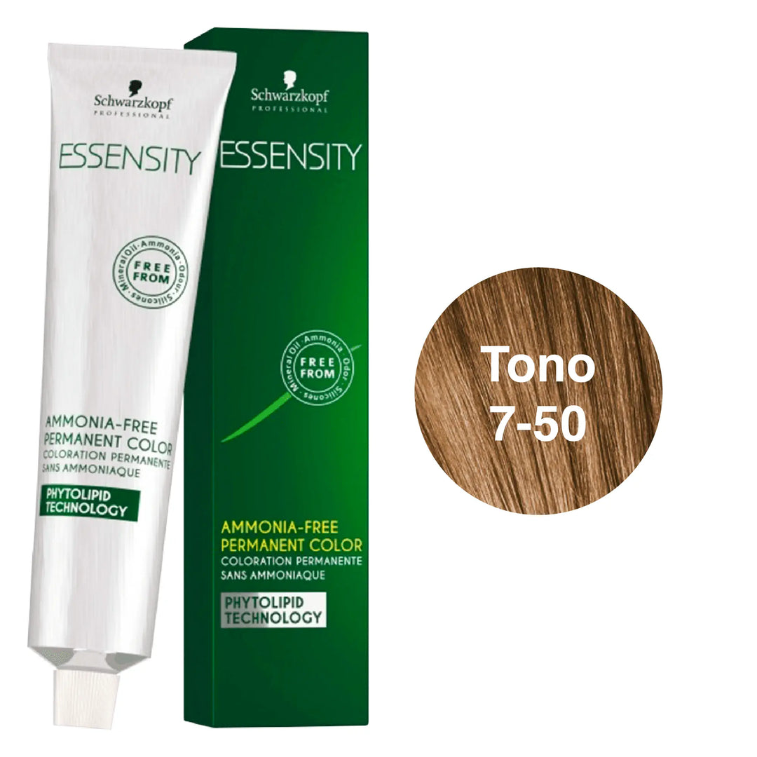 Tinte Essensity 7-50 Rubio Medio Dorado Natural 60ml Schwarzkopf Professional