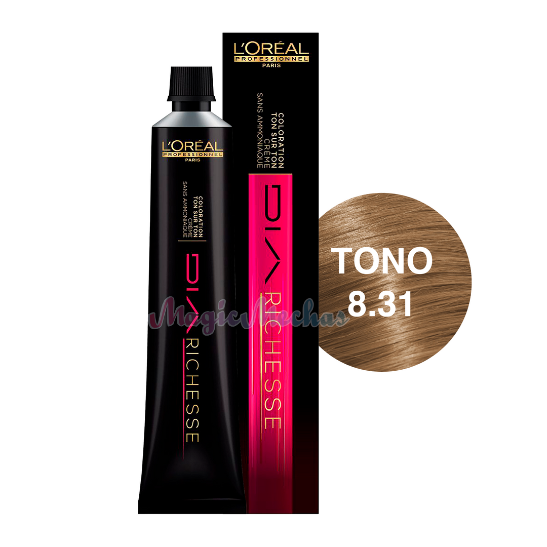 Loreal Dia Richesse Tinte Tono 8.31 Beige Dorado 60ml. Loreal Profesional