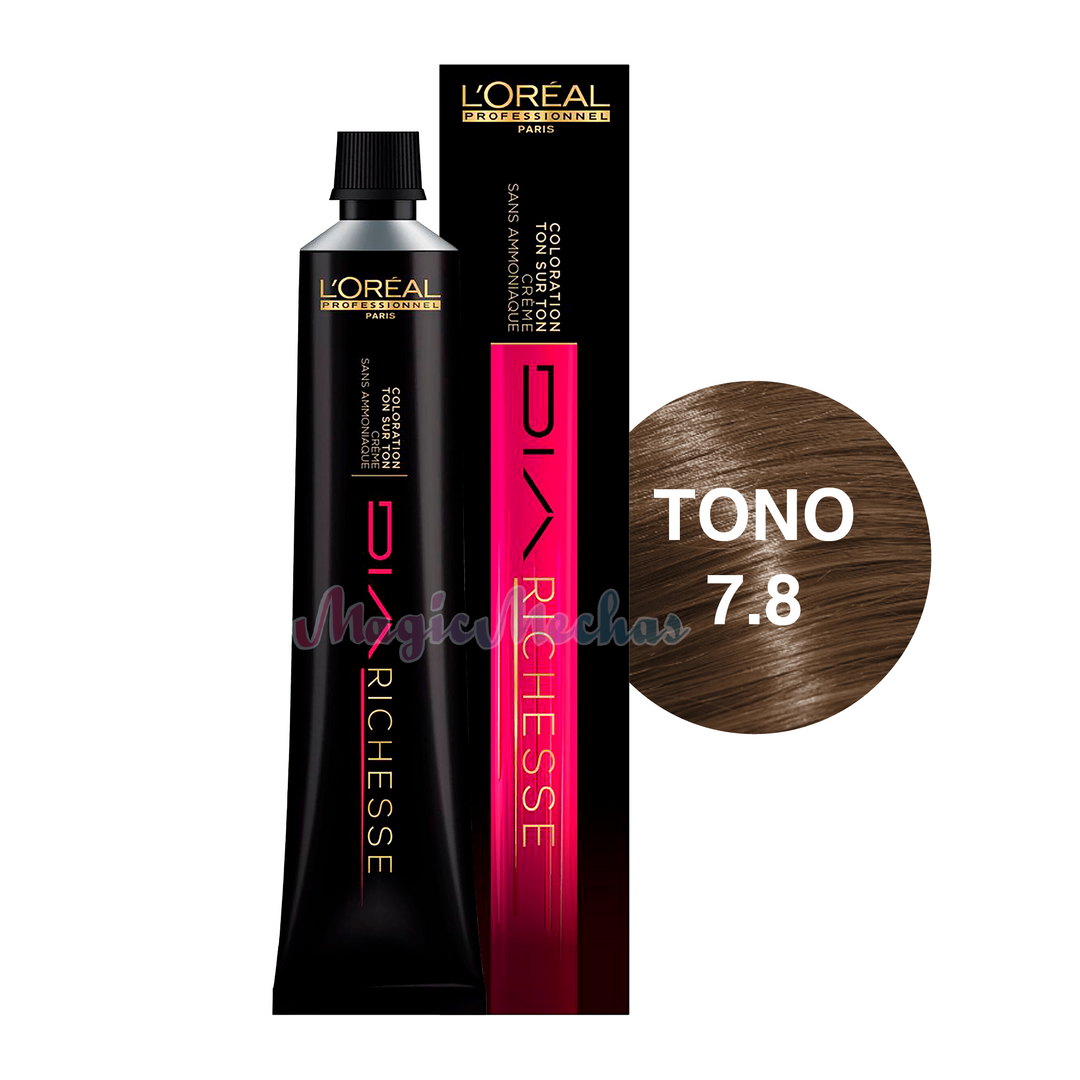 Loreal Dia Richesse Tinte Tono 7.8 Rubio Moca 60ml. Loreal Profesional