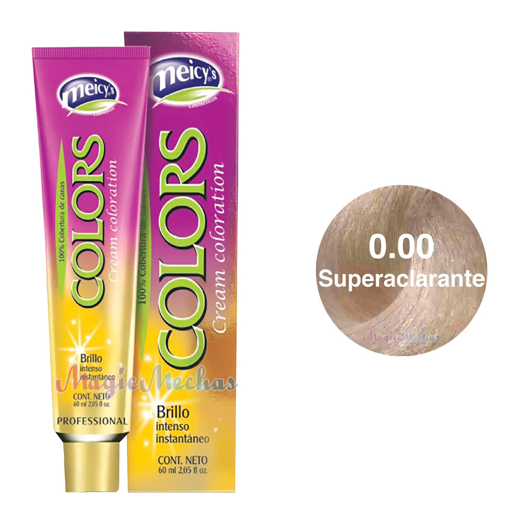 Meicys Tinte Colors Permanente 0.00 Superaclarante 60mL Meicys