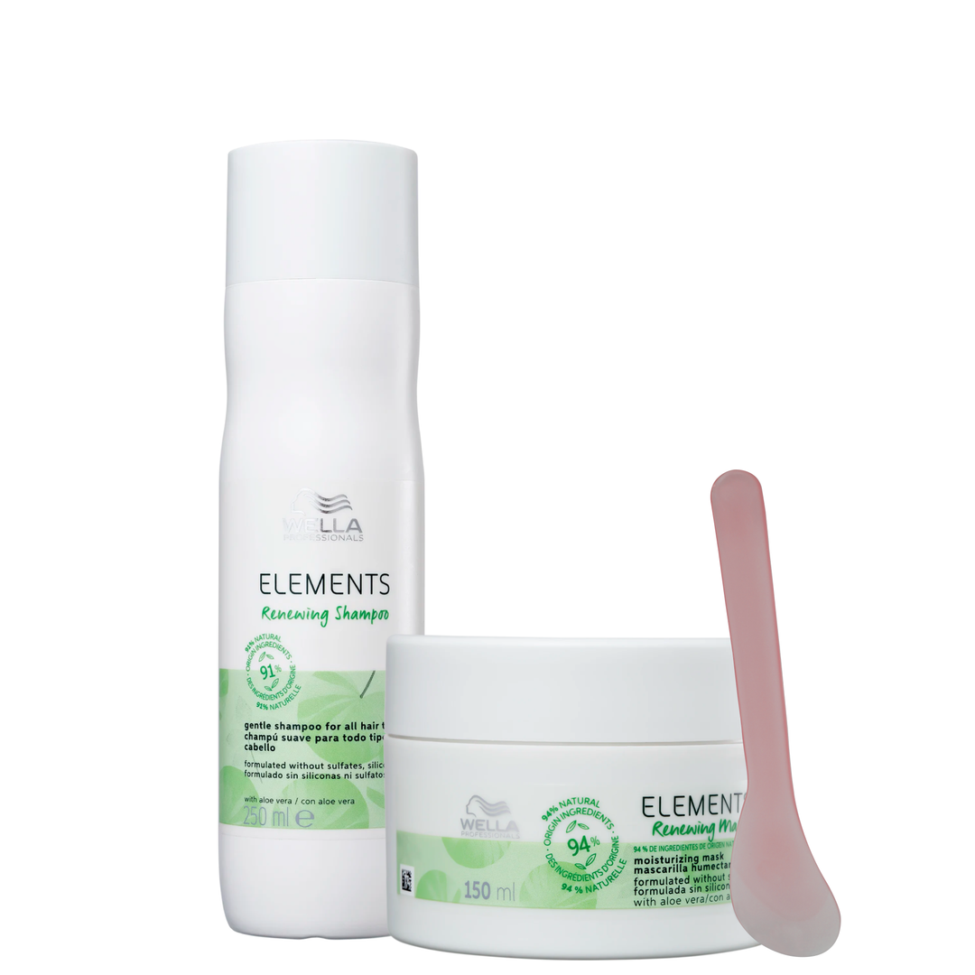 Wella Elements Renewing Shampoo + Mascarilla Wella