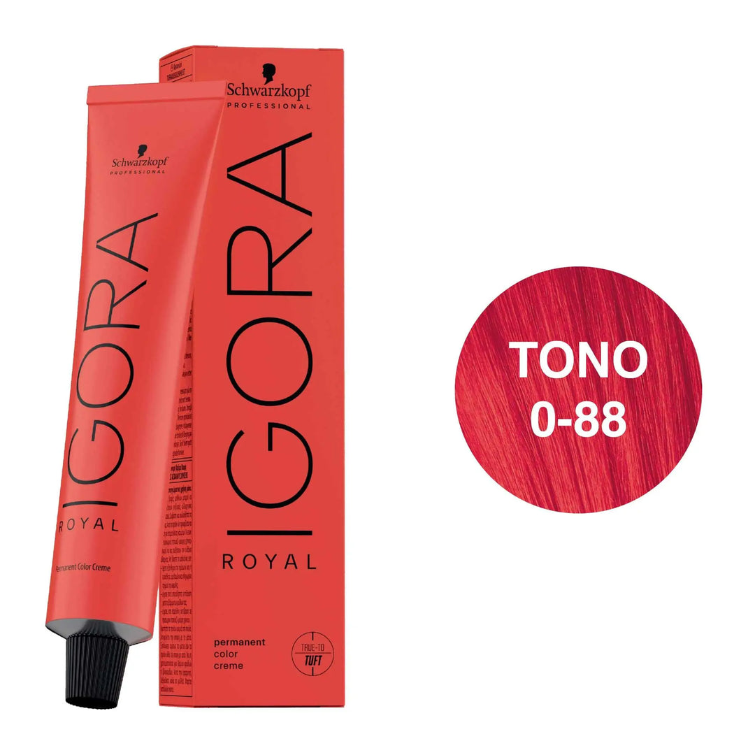 Igora Royal Tono 0-88 Concentrado Rojo 60mL - Magic Mechas