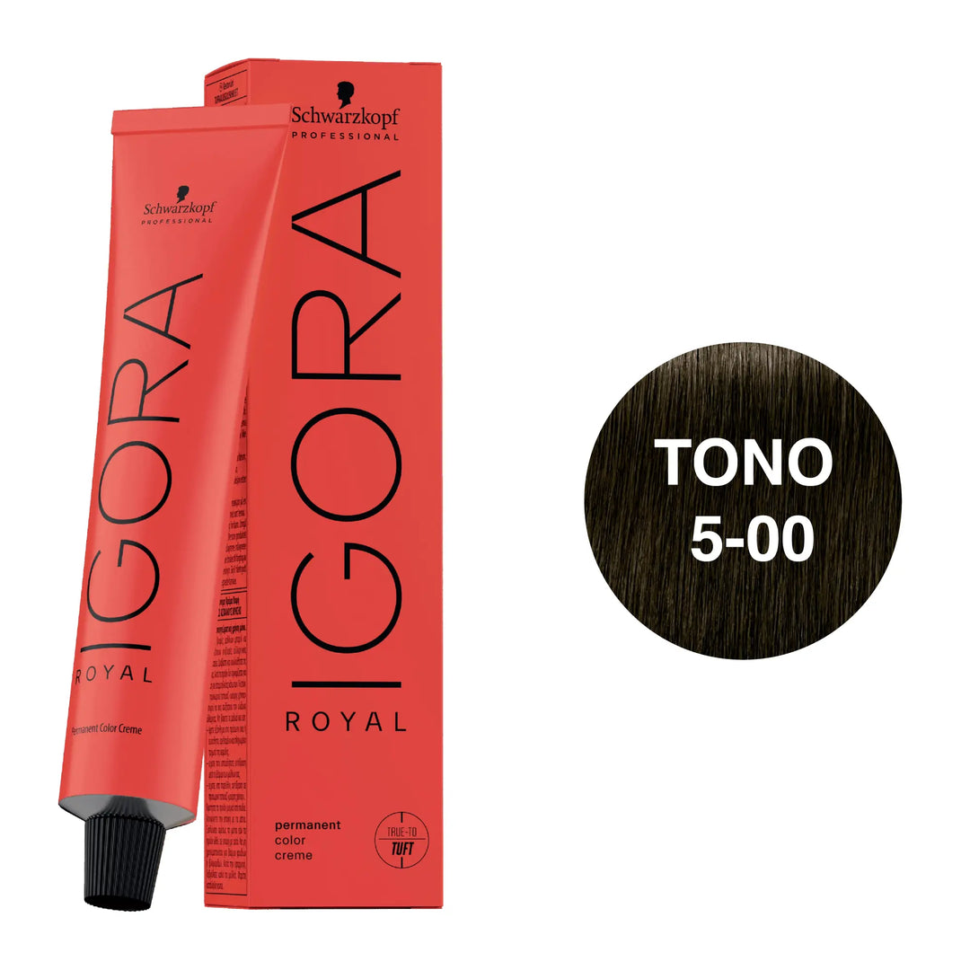 Igora Royal Tono 5-00 Castaño Claro Natural Intenso 60mL - Magic Mechas
