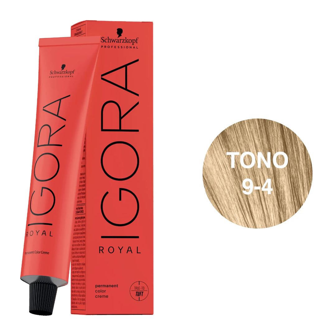 Igora Royal Tono 9-4 Rubio Muy Claro Beige 60mL - Magic Mechas