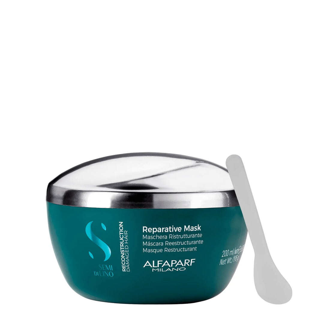 Alfaparf Semi Di Lino Reconstruction Damaged Hair Mascarilla Reconstructiva 200mL - Magic Mechas