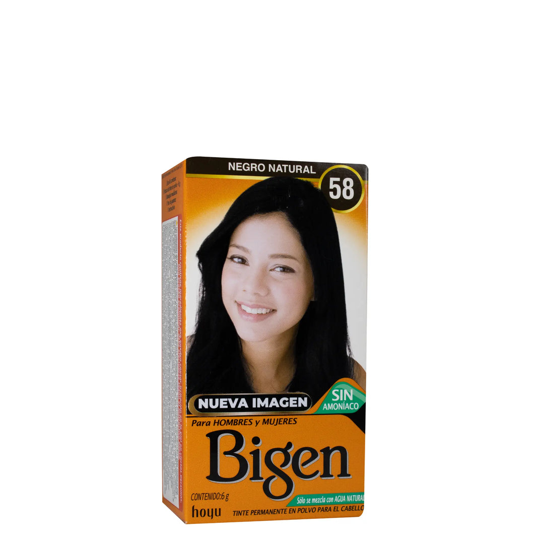 Tinte Bigen 58 Negro Natural 6g Bigen