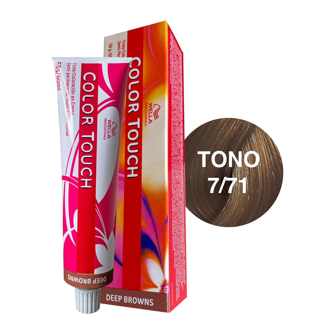 Tinte Wella Color Touch Tono 7/71 60ml Wella