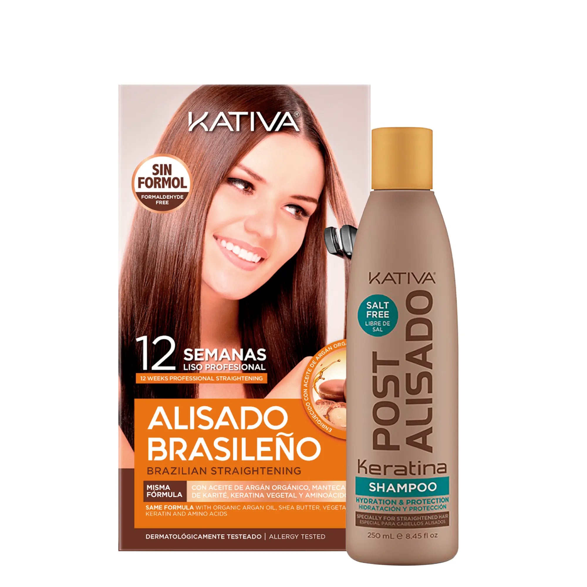 Kativa Alisado Brasileño Cabello Natural de 500ml Kativa