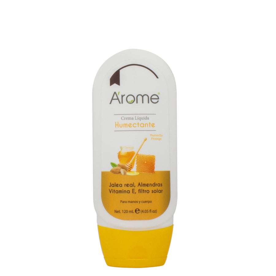 Arome Crema Liquida Jalea Real Y Almendras 120ml Arome