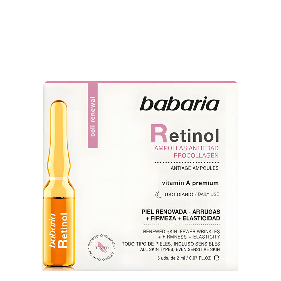 Babaria Ampolleta Retinol 5Und 2ml Babaria