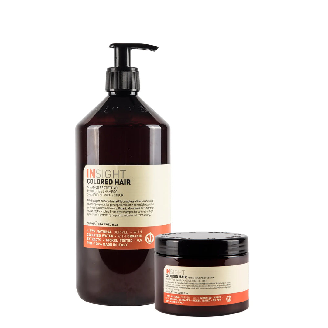 Kit Insight Colored Hair Protective Shampoo 900ml + Mascarilla 500ml Insight