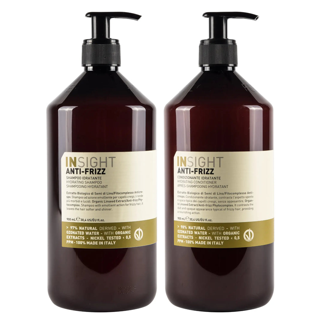 kit Insight Anti Frizz Hydrating Shampoo + Acondicionador 900ml Insight