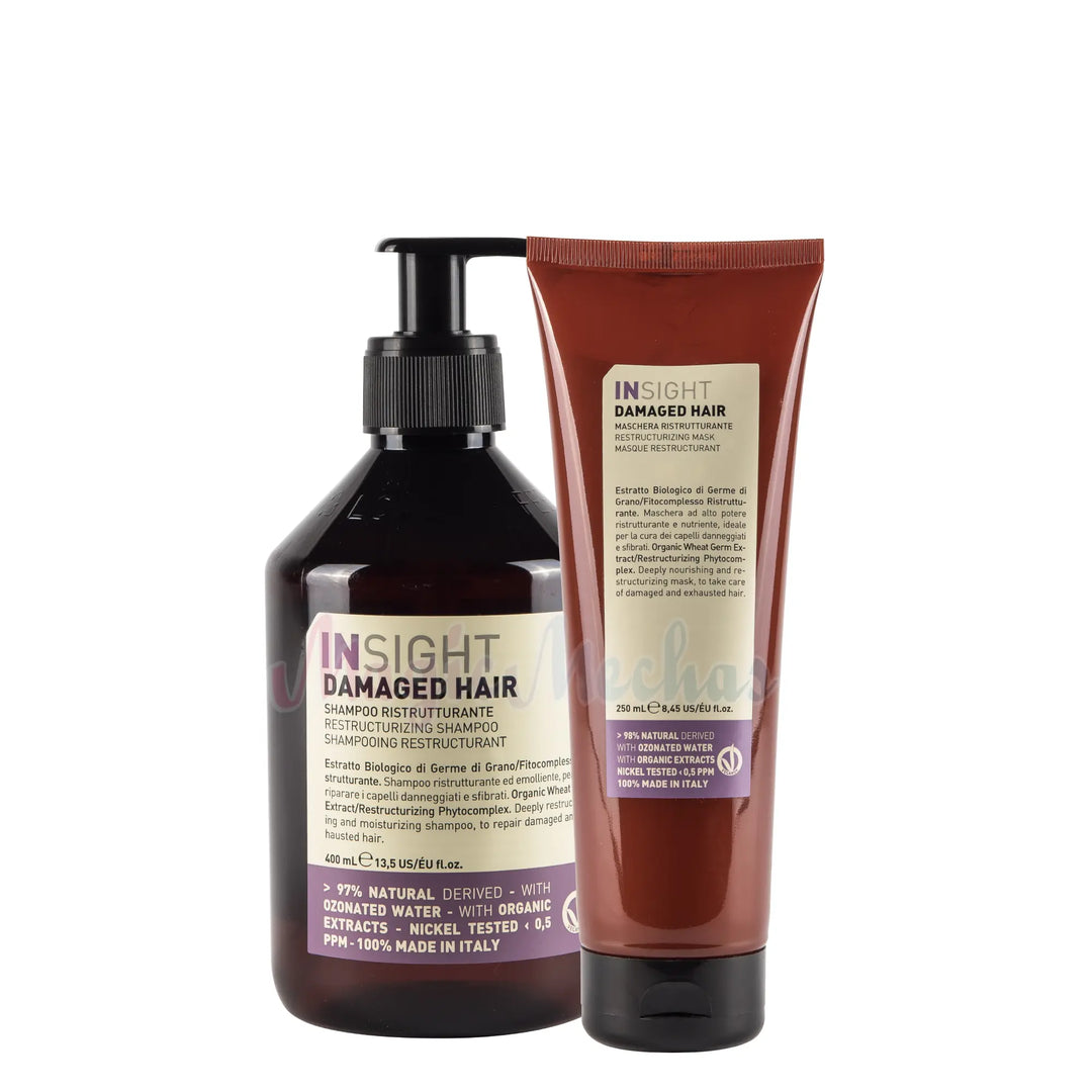 Insight Damaged Hair Restructurizing Shampoo + Mascarilla Insight