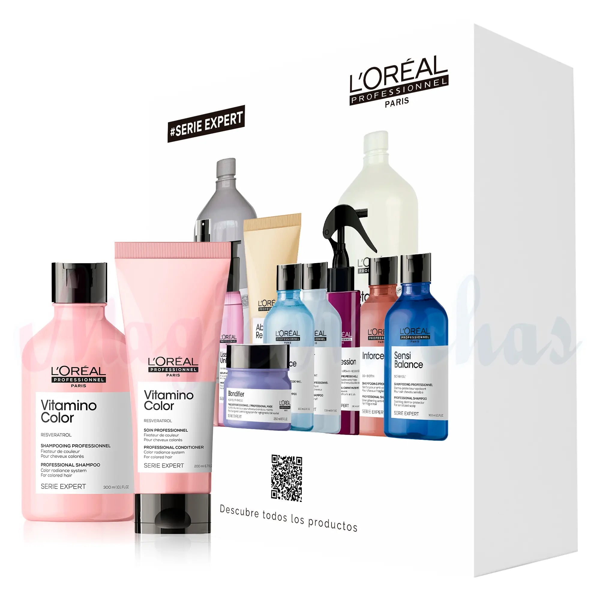 Kit Serie Expert Vitamino Color Shampoo + Acondicionador Loreal Profesional