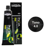 Tinte Inoa Tono 4.0 Castaño Profundo 60ml Loreal Profesional