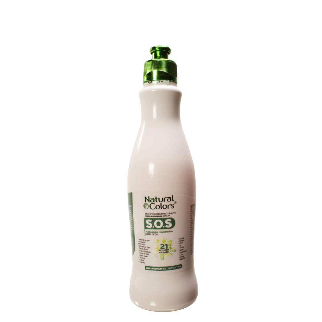 Natural Colors Shampoo S.O.S Sin Sal 300ml Natural Colors