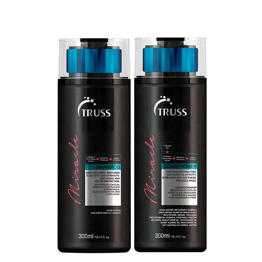 Kit Truss Miracle Shampoo + Acondicionador 300ml Truss