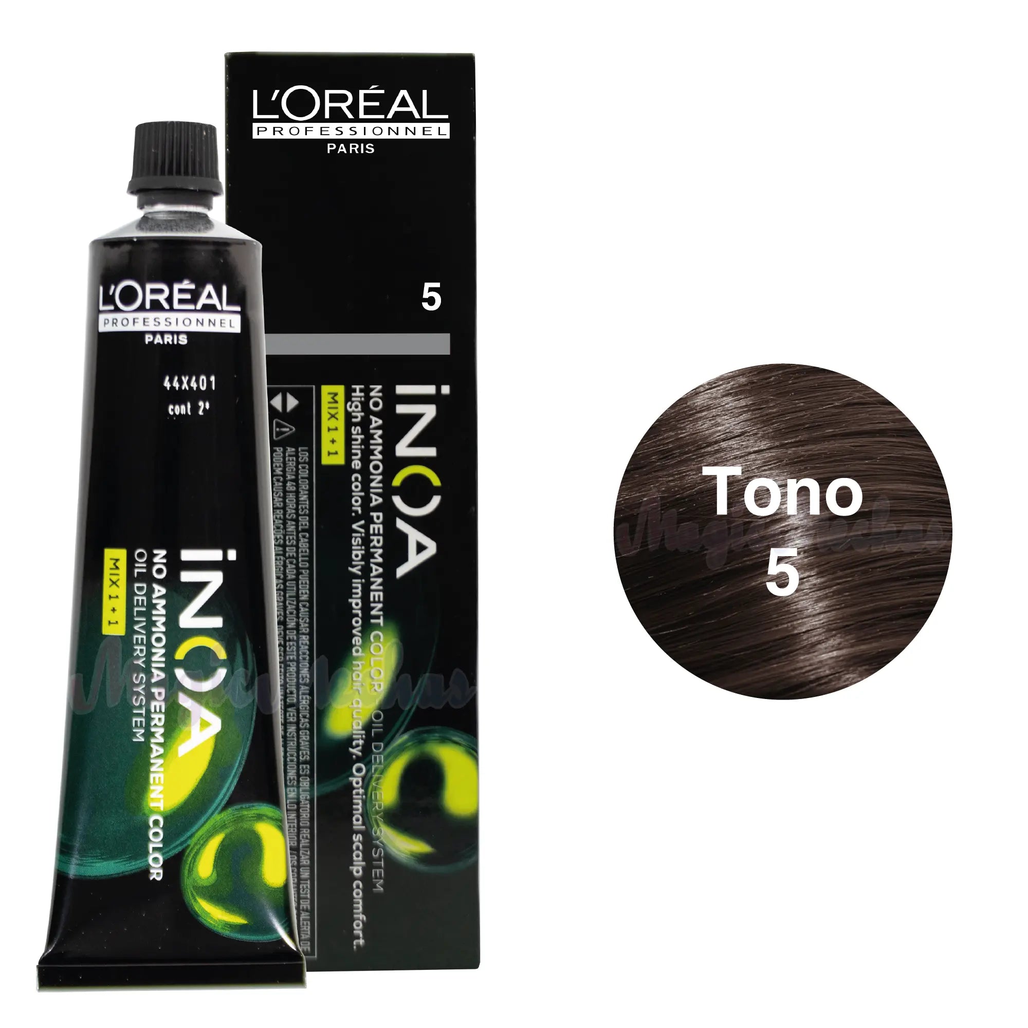 Tinte Inoa Tono 5 Castaño Claro 60ml Loreal Profesional