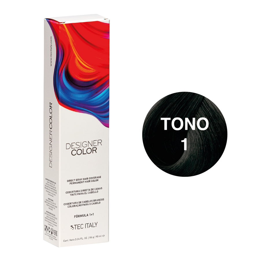 Tec Italy Tinte 1 Negro de 90ml Tec Italy