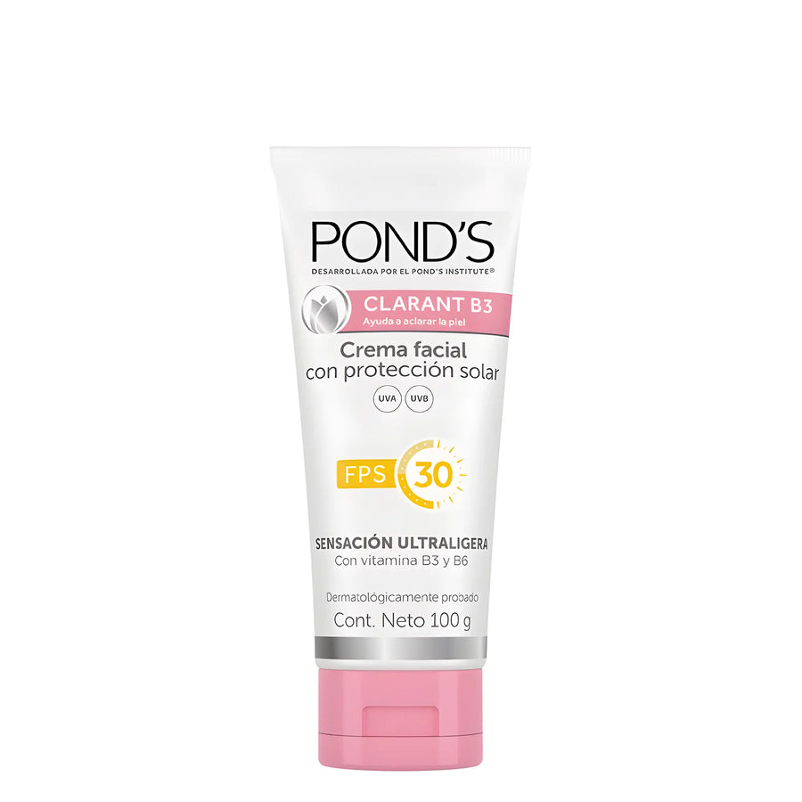 Ponds Crema Facial Clarant B3 Proteccion Solar Fps 30 100gr Ponds