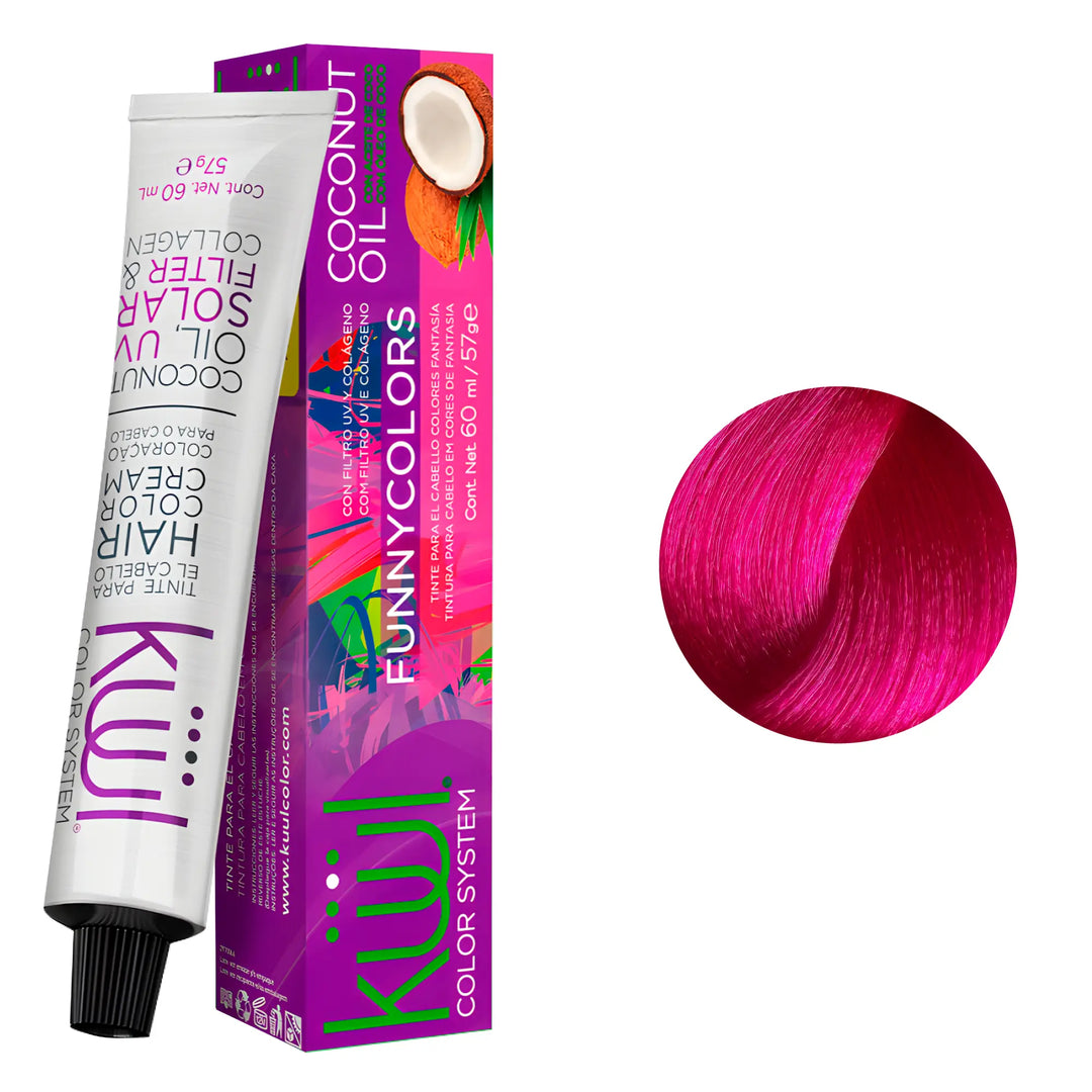 Tinte Kuul Funny Color Rosa Neon 60ml Kuul