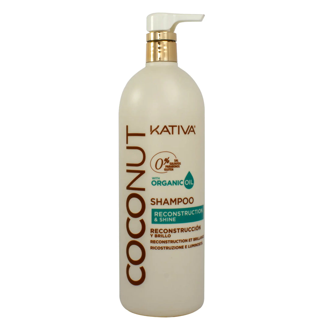 Kativa Aceite De Coco Orgánico Shampoo 1000ml Kativa