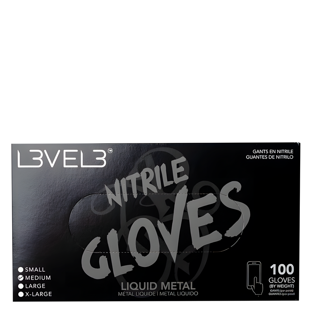 L3vel 3 Guantes Profesionales de Nitrilo Silver