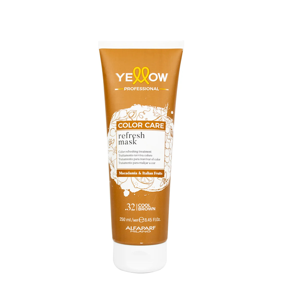 Yellow Color Care Refresh Mask Cool Brown 250ml Yellow