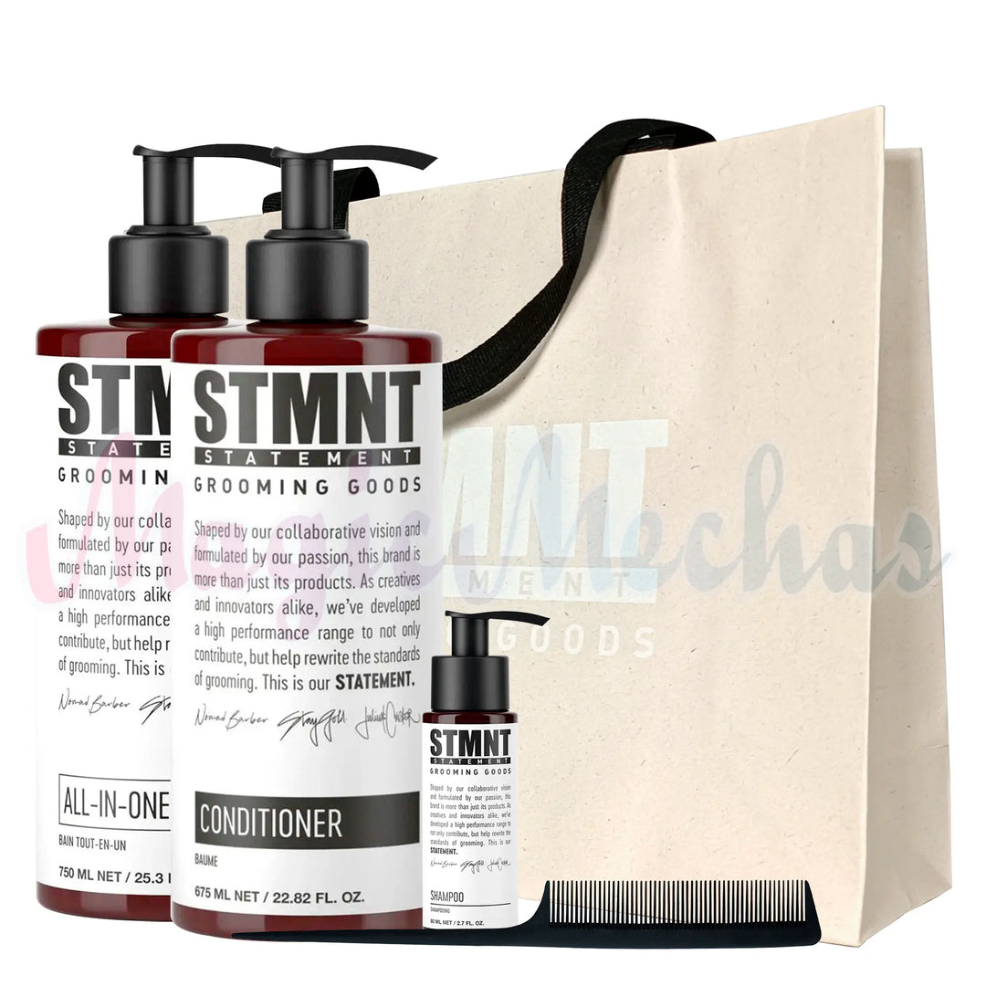 Kit STMNT Shampoo All in One Cleanser + Acondicionador + Obsequios STMNT