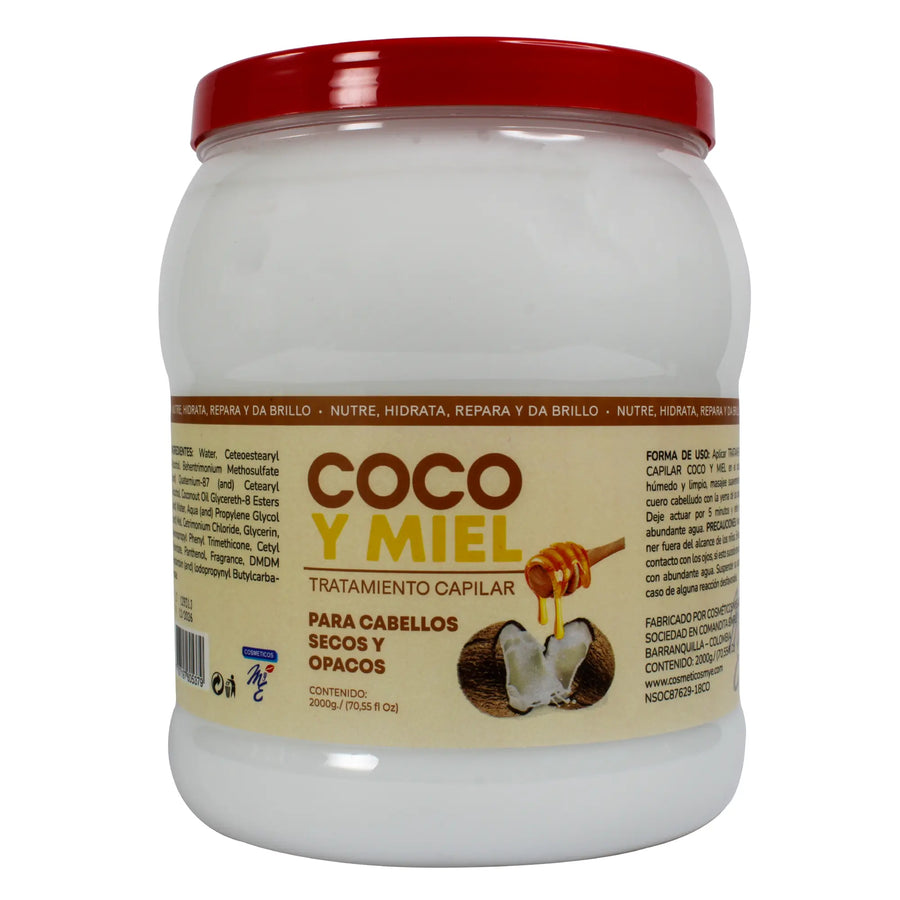 MyE Tratamiento Capilar Coco Y Miel En Bombonera 2000g MyE