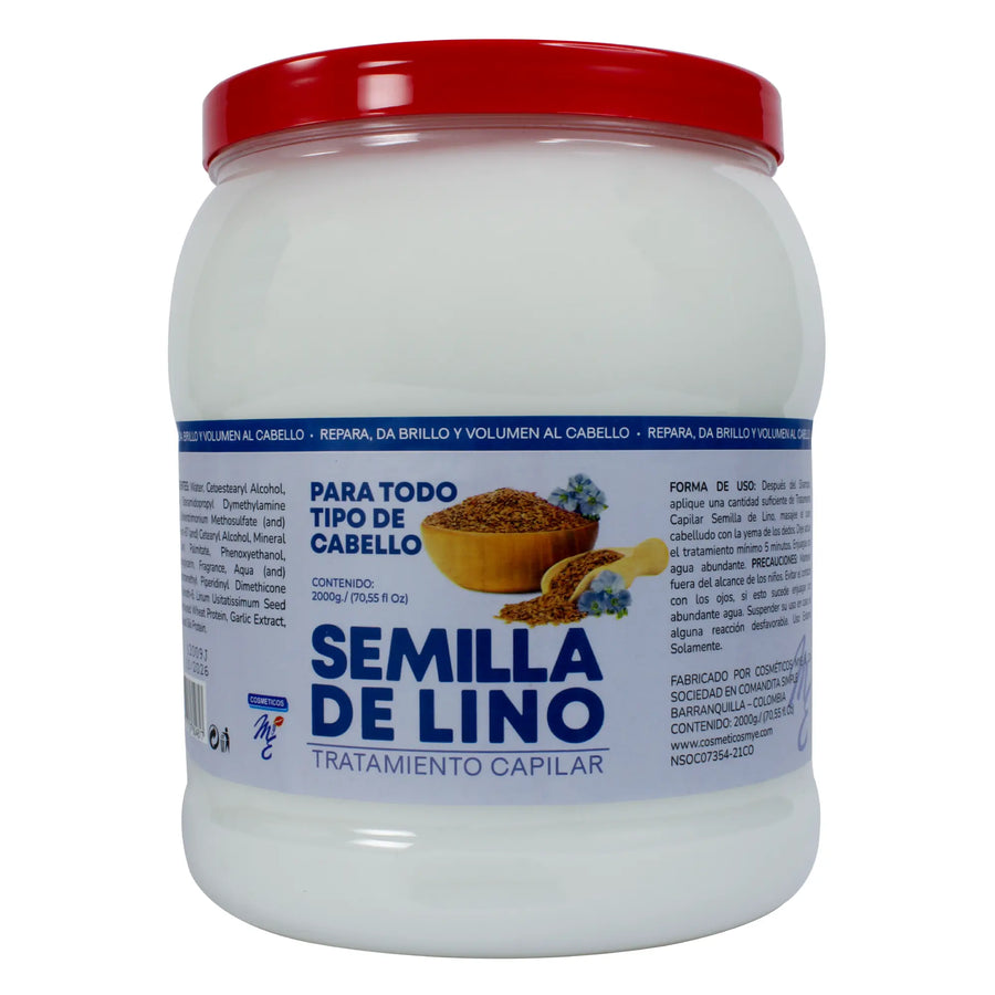 MyE Tratamiento Capilar Con Semilla De Lino En Bombonera 2000g MyE