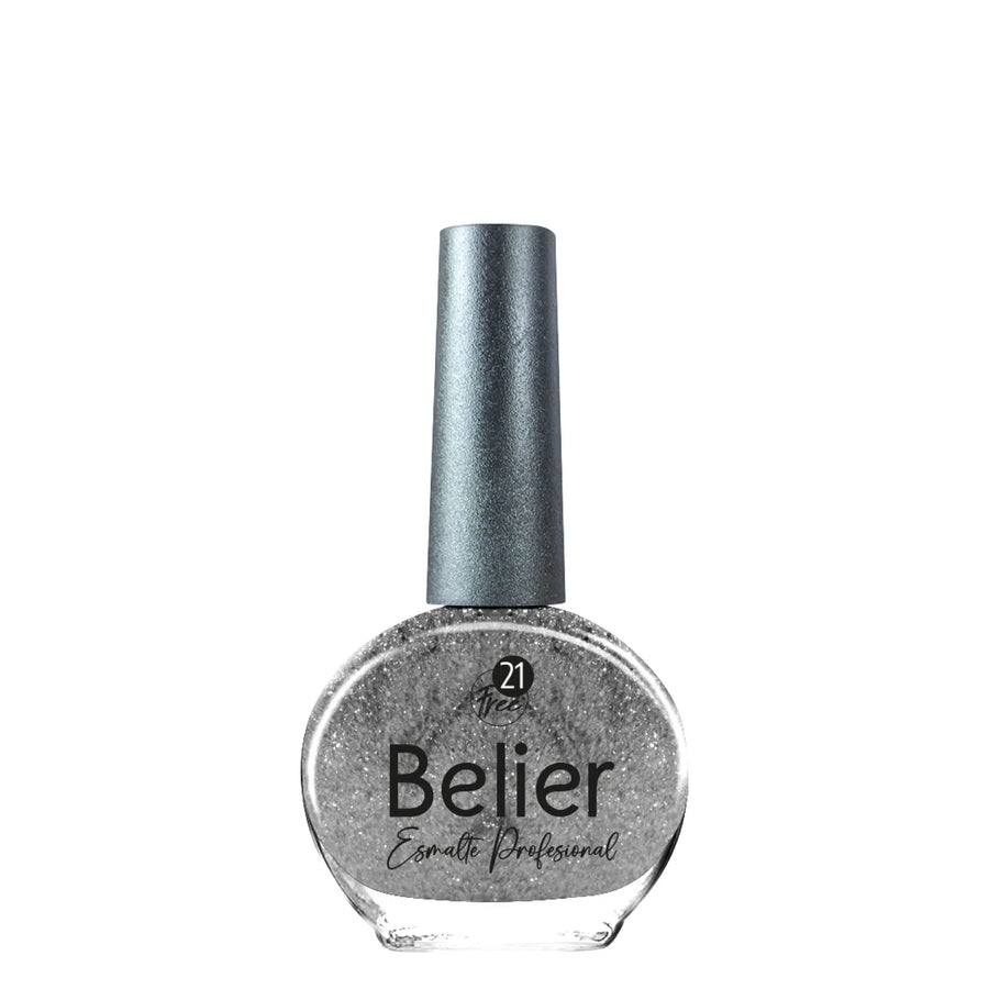 Belier Esmalte Glitter Plata 13ml Belier