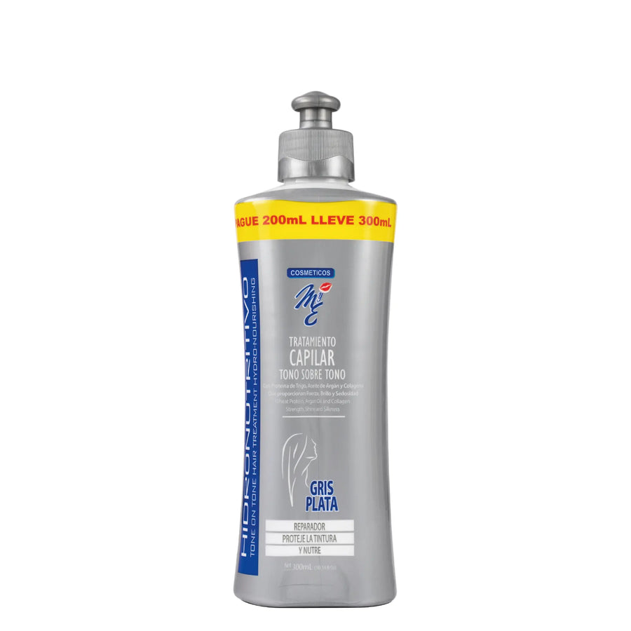 MyE Tratamiento Capilar Tono sobre Tono Gris Plata 300ml MYE